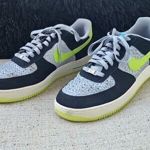 Nike Air Force 1 Men Sneaker Lace Up Shoes Multi Color Size 13US 12UK